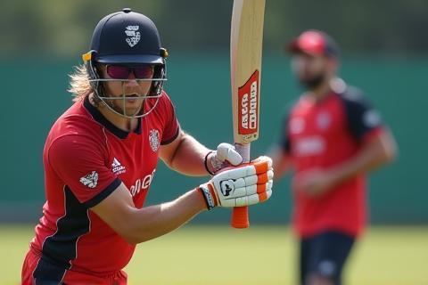 Senior cricketers undergoing intensive training in the Pro-Track camp