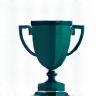 Icon showing intense training or a trophy